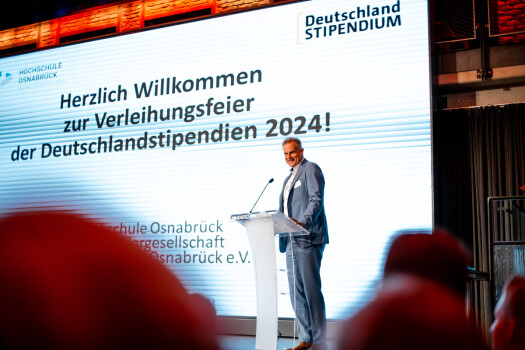 Verleihungsfeier der Deutschlandstipendien 2024 in Osnabrück